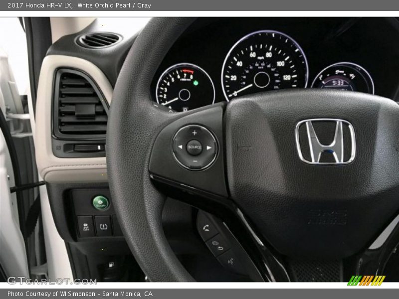 White Orchid Pearl / Gray 2017 Honda HR-V LX