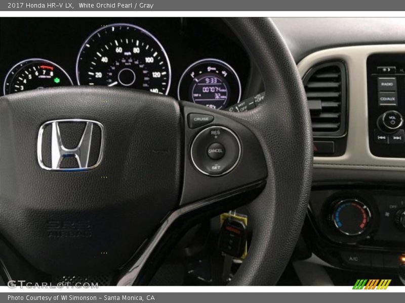 White Orchid Pearl / Gray 2017 Honda HR-V LX