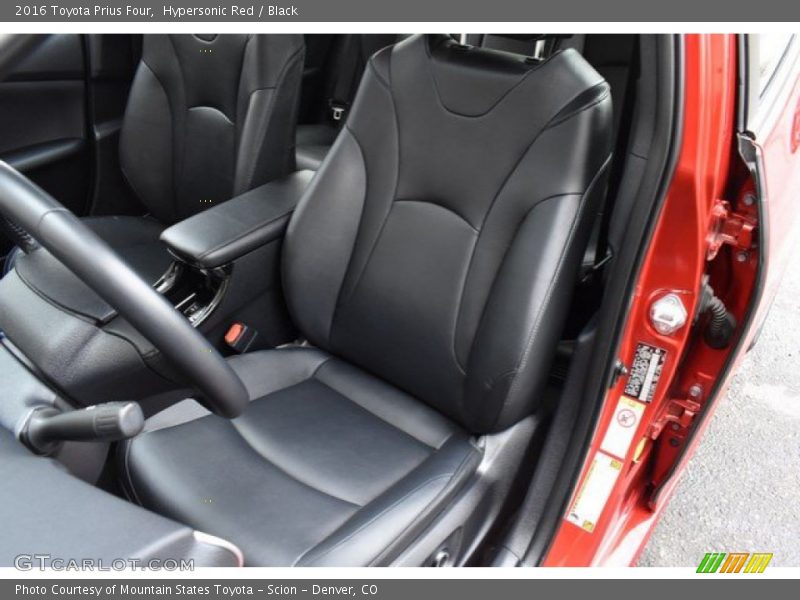 Hypersonic Red / Black 2016 Toyota Prius Four