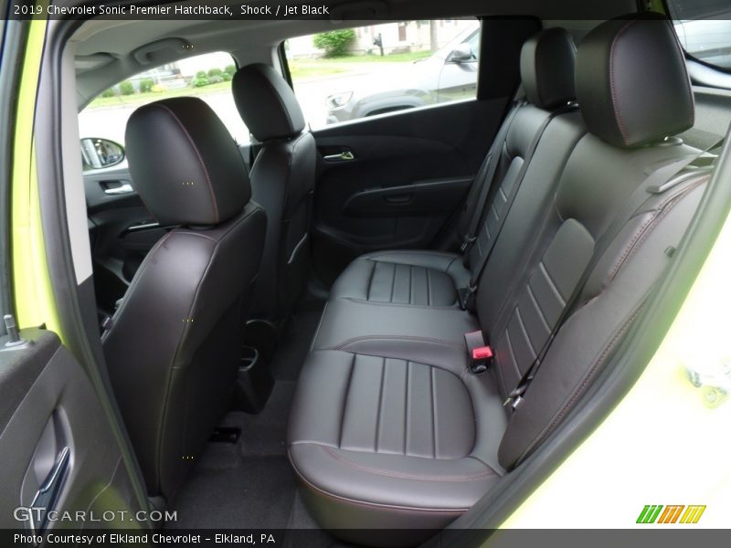 Rear Seat of 2019 Sonic Premier Hatchback