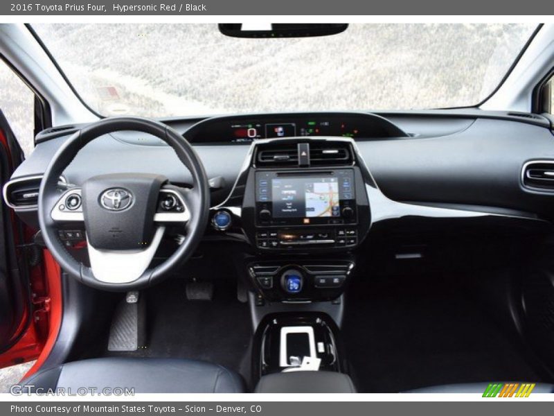 Hypersonic Red / Black 2016 Toyota Prius Four