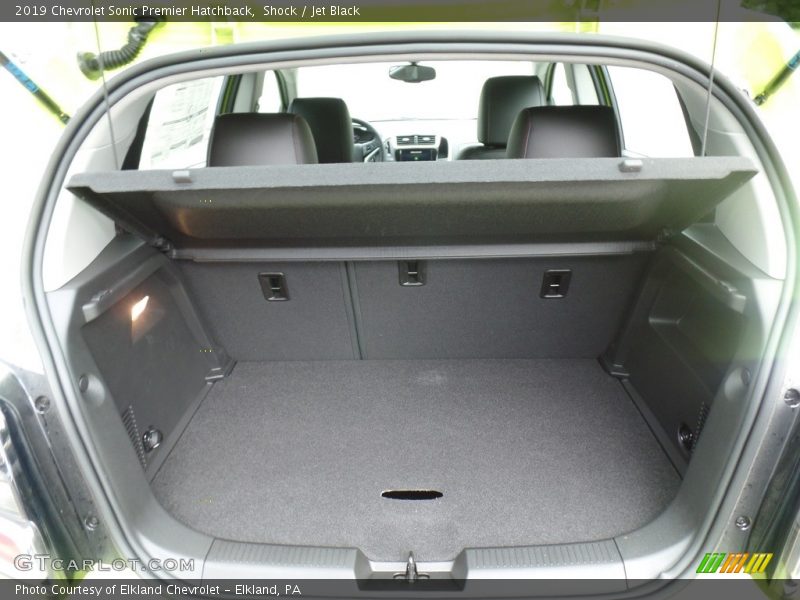  2019 Sonic Premier Hatchback Trunk