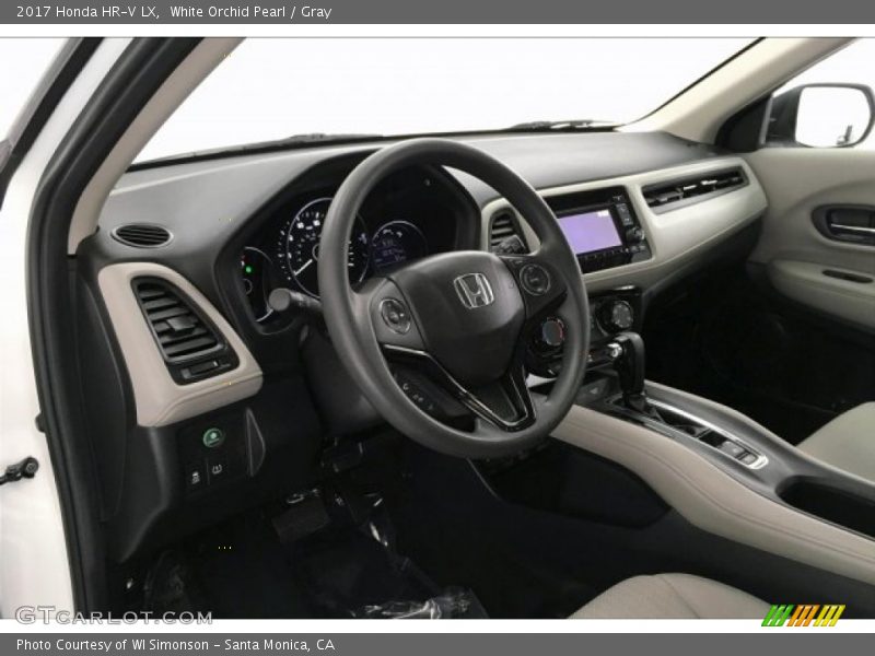 White Orchid Pearl / Gray 2017 Honda HR-V LX
