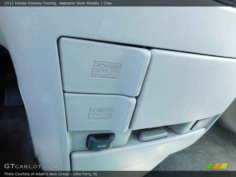 Alabaster Silver Metallic / Gray 2012 Honda Odyssey Touring