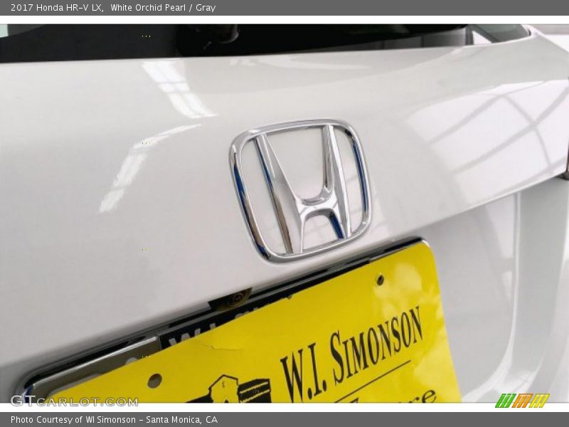White Orchid Pearl / Gray 2017 Honda HR-V LX