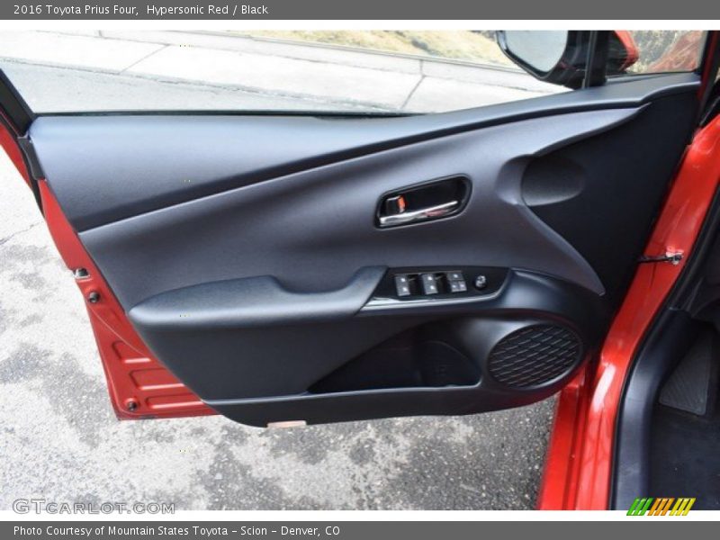 Hypersonic Red / Black 2016 Toyota Prius Four