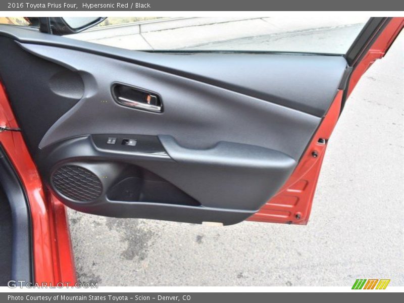 Hypersonic Red / Black 2016 Toyota Prius Four