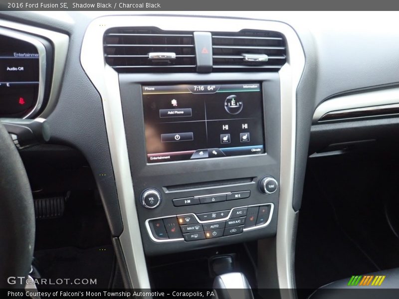Shadow Black / Charcoal Black 2016 Ford Fusion SE
