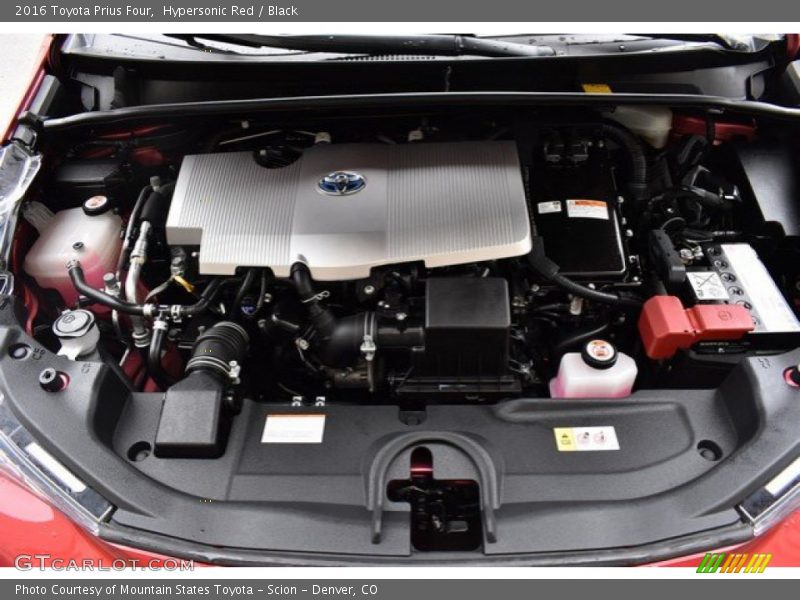 Hypersonic Red / Black 2016 Toyota Prius Four
