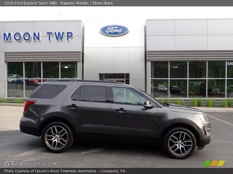 Magnetic Metallic / Ebony Black 2016 Ford Explorer Sport 4WD