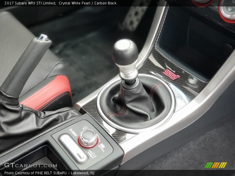 Crystal White Pearl / Carbon Black 2017 Subaru WRX STI Limited