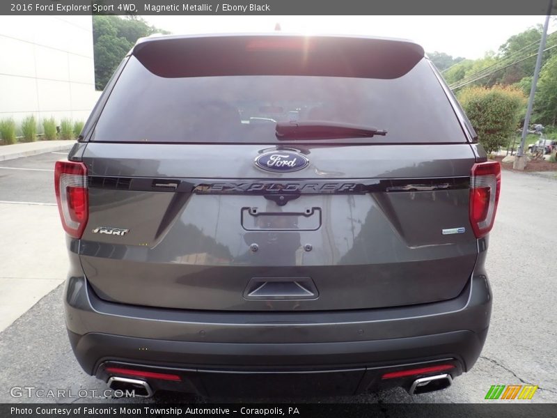 Magnetic Metallic / Ebony Black 2016 Ford Explorer Sport 4WD