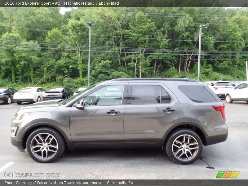 Magnetic Metallic / Ebony Black 2016 Ford Explorer Sport 4WD