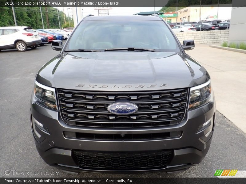 Magnetic Metallic / Ebony Black 2016 Ford Explorer Sport 4WD