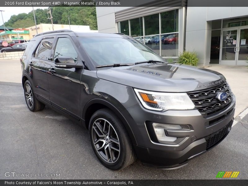 Magnetic Metallic / Ebony Black 2016 Ford Explorer Sport 4WD