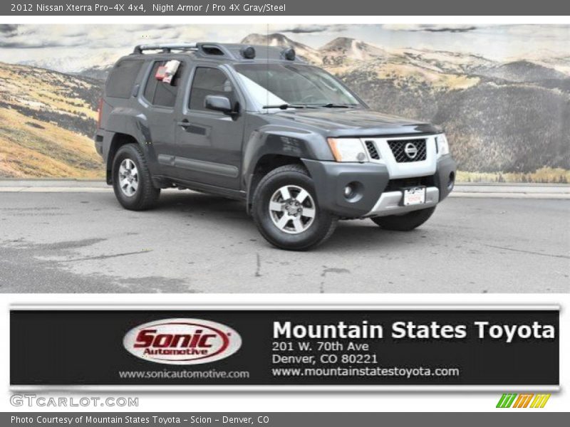 Night Armor / Pro 4X Gray/Steel 2012 Nissan Xterra Pro-4X 4x4