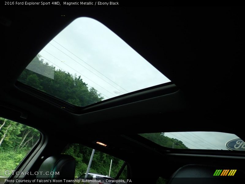 Magnetic Metallic / Ebony Black 2016 Ford Explorer Sport 4WD