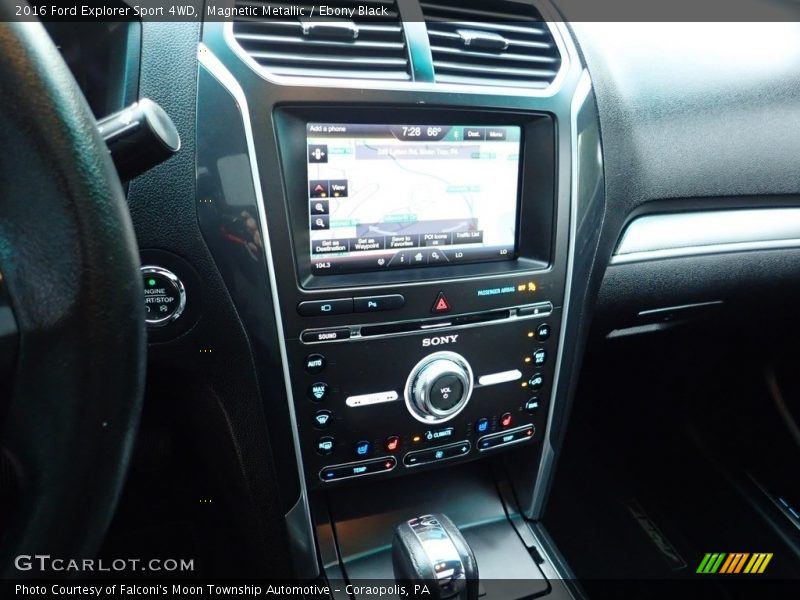 Magnetic Metallic / Ebony Black 2016 Ford Explorer Sport 4WD