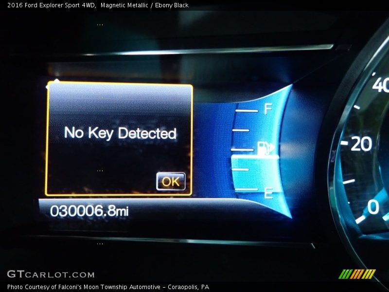 Magnetic Metallic / Ebony Black 2016 Ford Explorer Sport 4WD