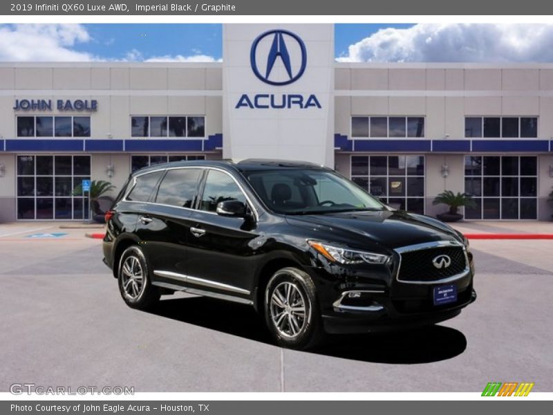 Imperial Black / Graphite 2019 Infiniti QX60 Luxe AWD