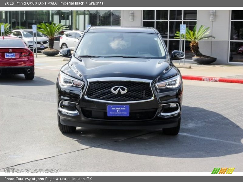 Imperial Black / Graphite 2019 Infiniti QX60 Luxe AWD