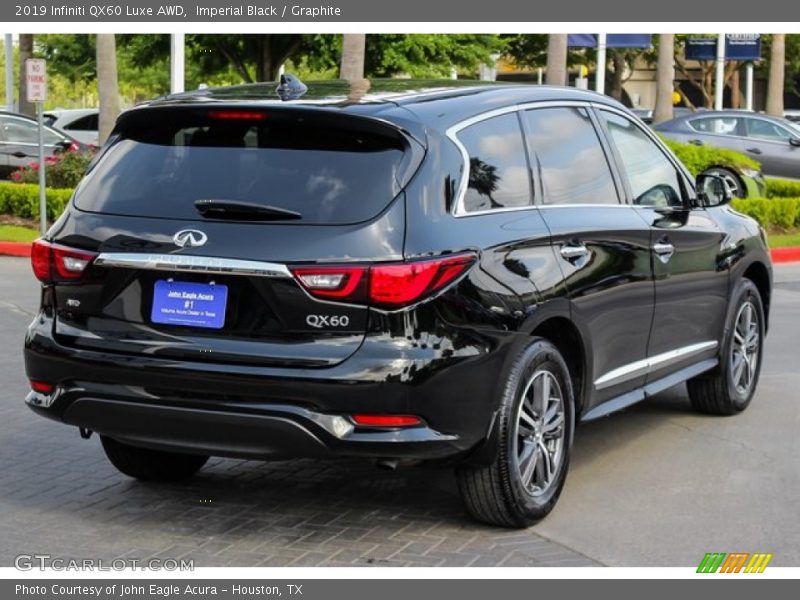 Imperial Black / Graphite 2019 Infiniti QX60 Luxe AWD