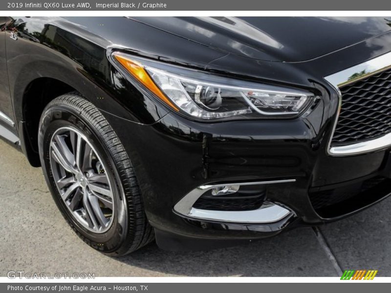 Imperial Black / Graphite 2019 Infiniti QX60 Luxe AWD