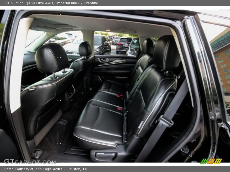 Rear Seat of 2019 QX60 Luxe AWD