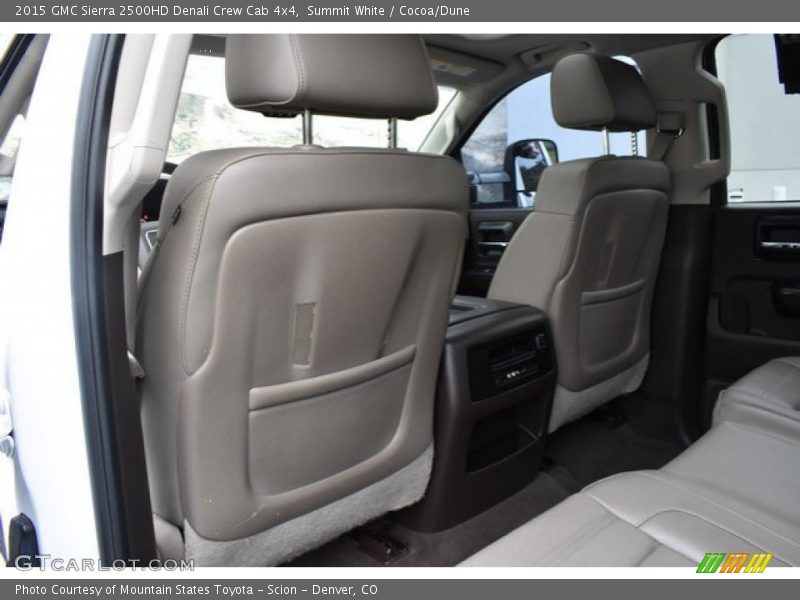 Summit White / Cocoa/Dune 2015 GMC Sierra 2500HD Denali Crew Cab 4x4