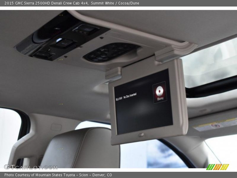 Summit White / Cocoa/Dune 2015 GMC Sierra 2500HD Denali Crew Cab 4x4