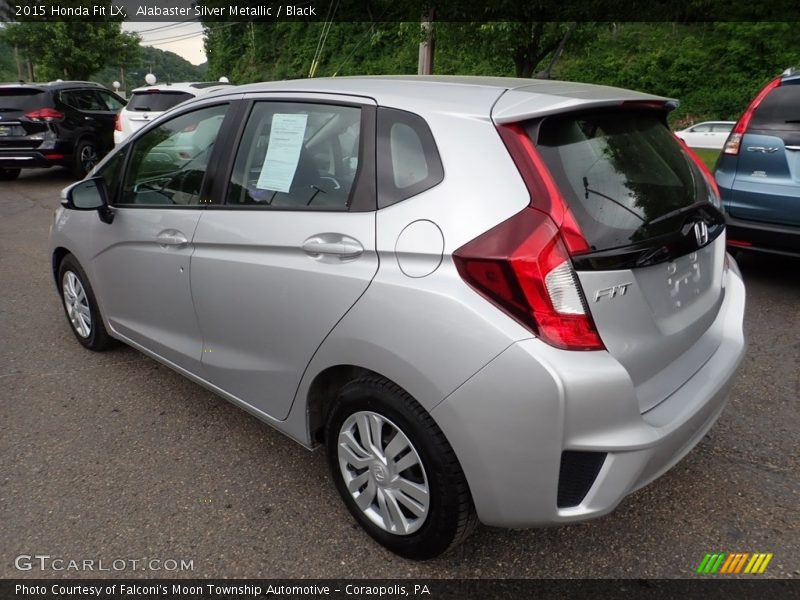 Alabaster Silver Metallic / Black 2015 Honda Fit LX
