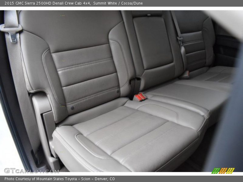 Summit White / Cocoa/Dune 2015 GMC Sierra 2500HD Denali Crew Cab 4x4