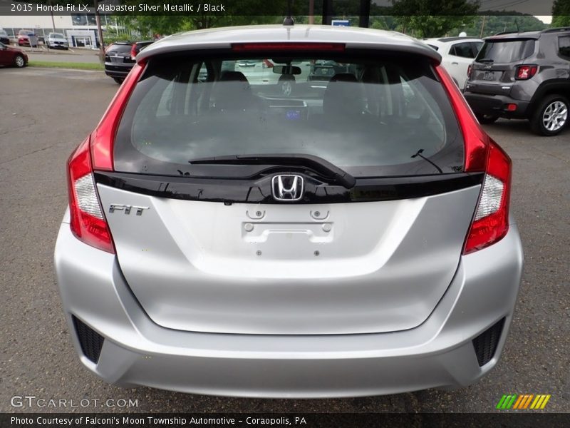 Alabaster Silver Metallic / Black 2015 Honda Fit LX