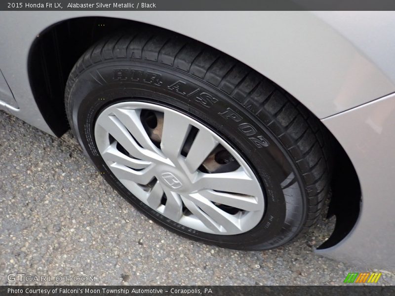 Alabaster Silver Metallic / Black 2015 Honda Fit LX