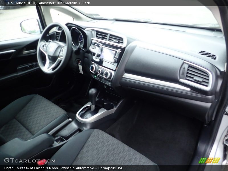 Alabaster Silver Metallic / Black 2015 Honda Fit LX