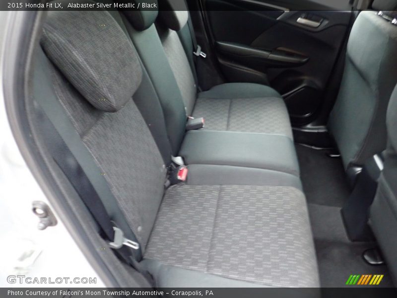 Alabaster Silver Metallic / Black 2015 Honda Fit LX