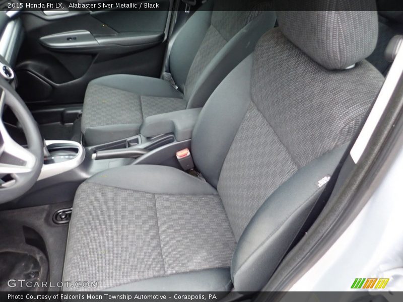 Alabaster Silver Metallic / Black 2015 Honda Fit LX