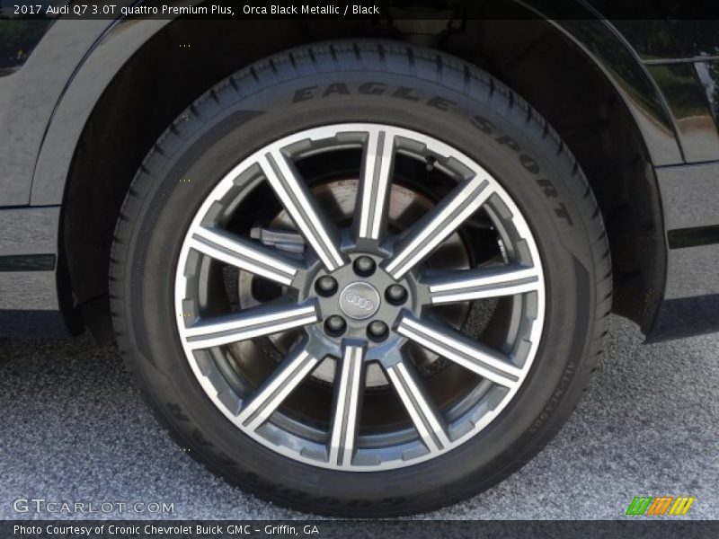 Orca Black Metallic / Black 2017 Audi Q7 3.0T quattro Premium Plus