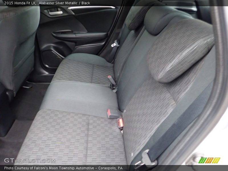 Alabaster Silver Metallic / Black 2015 Honda Fit LX