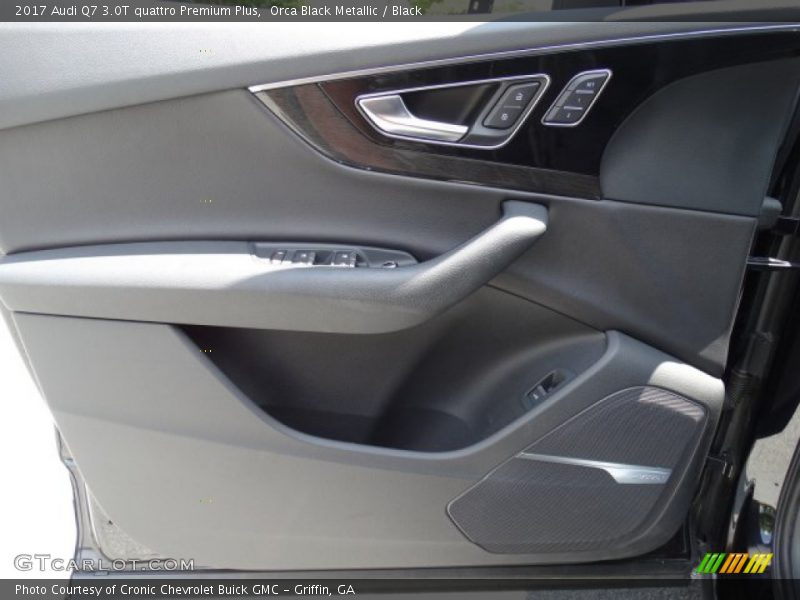 Orca Black Metallic / Black 2017 Audi Q7 3.0T quattro Premium Plus