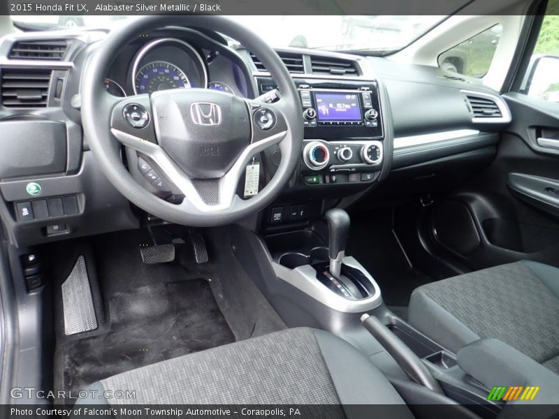 Alabaster Silver Metallic / Black 2015 Honda Fit LX