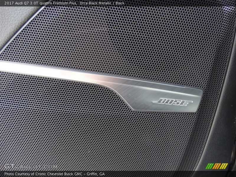 Orca Black Metallic / Black 2017 Audi Q7 3.0T quattro Premium Plus