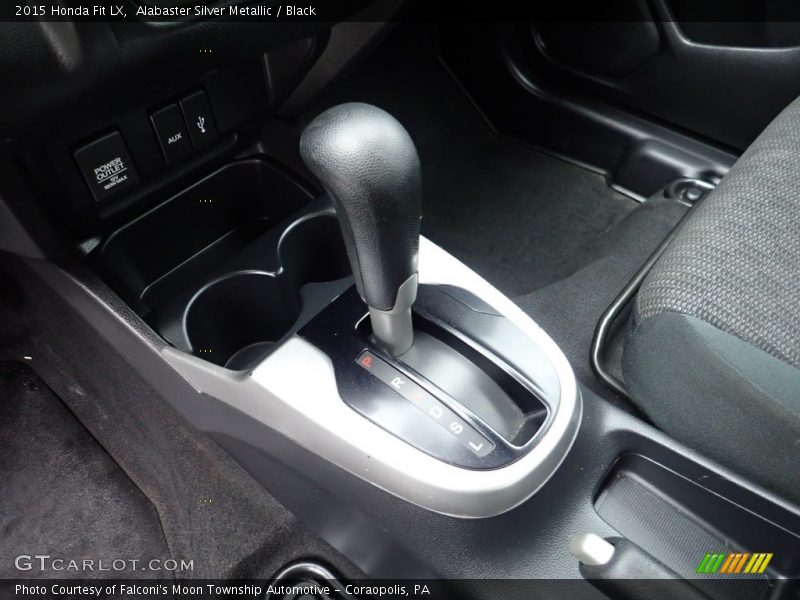 Alabaster Silver Metallic / Black 2015 Honda Fit LX