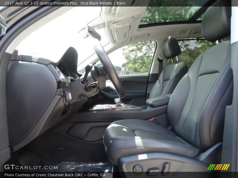 Orca Black Metallic / Black 2017 Audi Q7 3.0T quattro Premium Plus