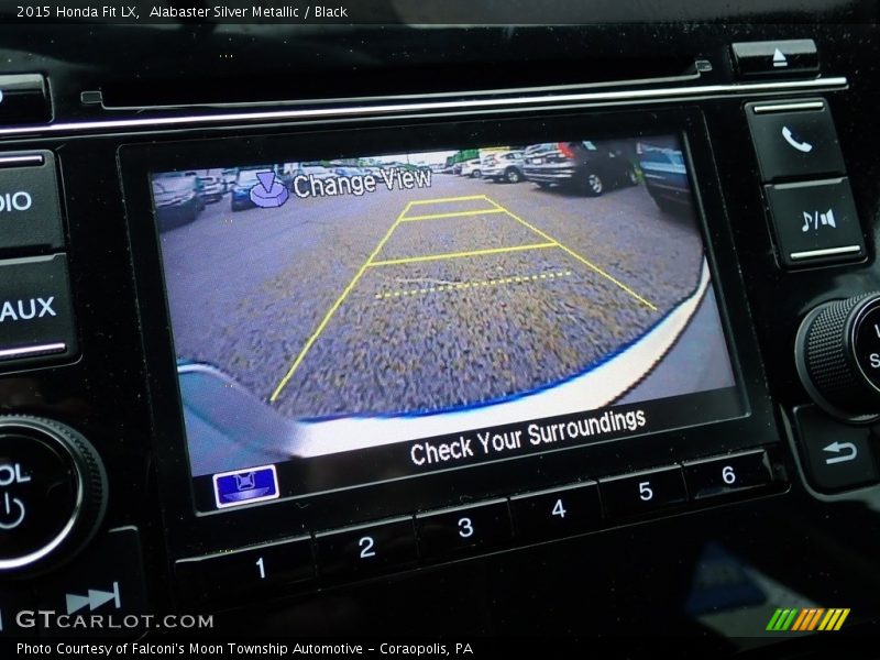 Alabaster Silver Metallic / Black 2015 Honda Fit LX