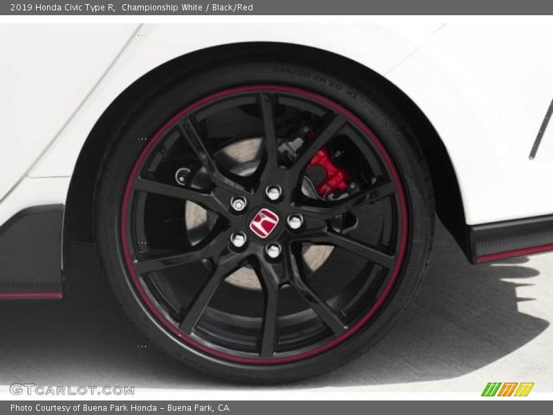 Championship White / Black/Red 2019 Honda Civic Type R