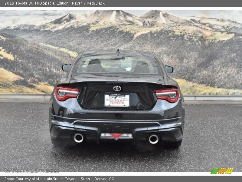 Raven / Red/Black 2019 Toyota 86 TRD Special Edition