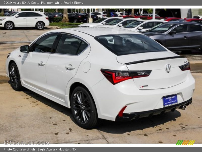 Platinum White Pearl / Ebony 2019 Acura ILX A-Spec