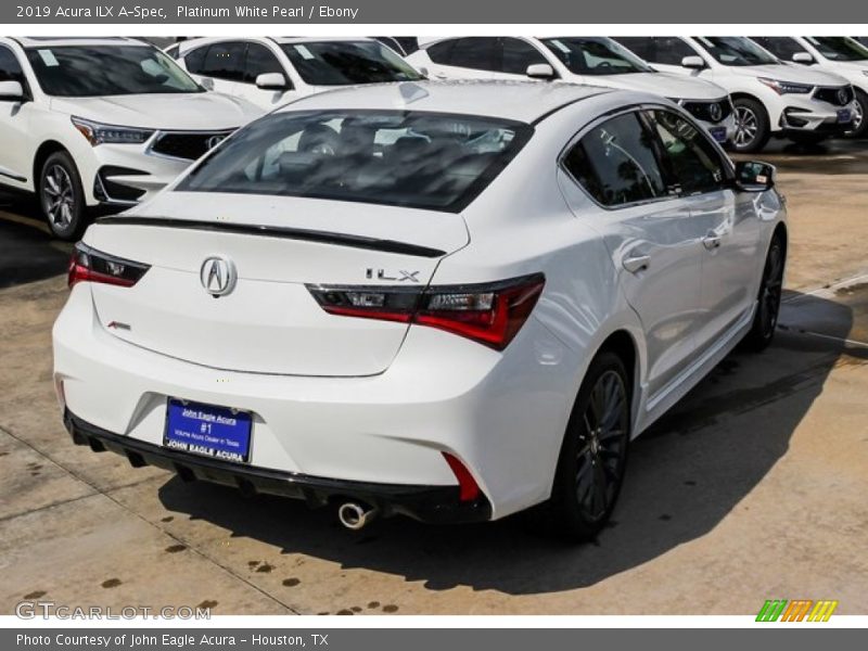Platinum White Pearl / Ebony 2019 Acura ILX A-Spec