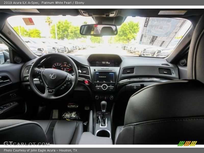 Platinum White Pearl / Ebony 2019 Acura ILX A-Spec